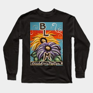 Black Lives Matter Bloom Long Sleeve T-Shirt